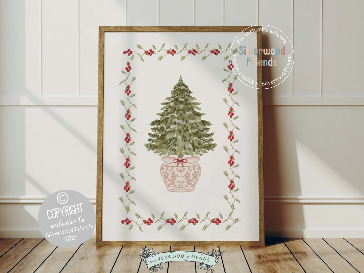 Set of 3 Pink and Green Christmas Prints, Pastel Coquette Bow Christmas Printable Wall Art Posters, Holiday Hosting Decorating Digital Print