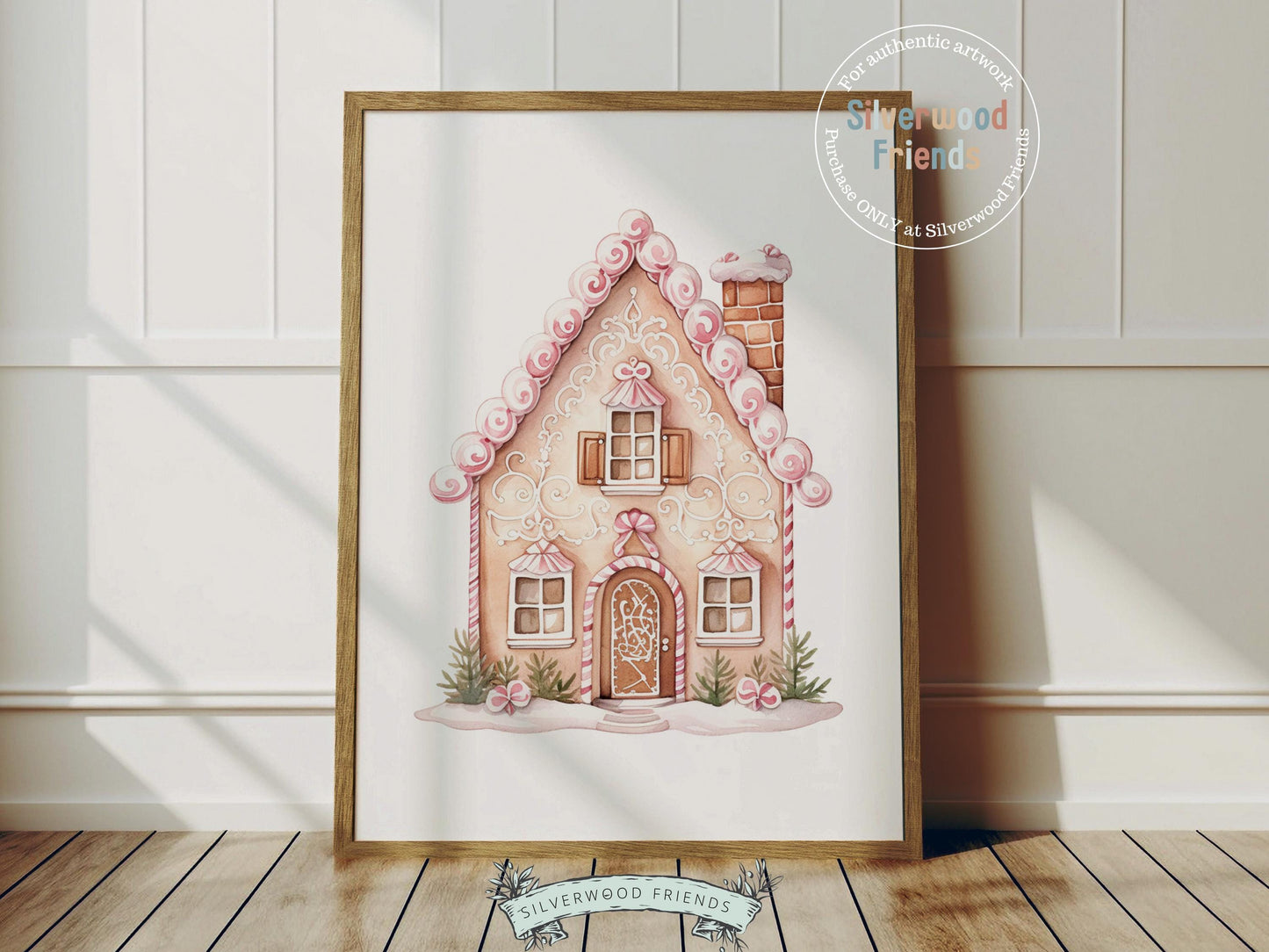 Set of 6 Pink Christmas Prints, Baby Girl Christmas Nursery Prints, Gingerbread Nutcracker Snowman Digital Download Print