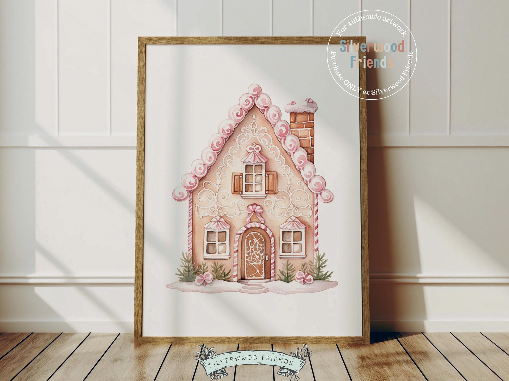 Set of 6 Pink Christmas Prints, Baby Girl Christmas Nursery Prints, Gingerbread Nutcracker Snowman Digital Download Print