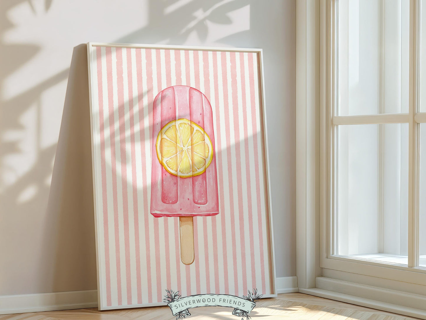 Pink Beach Nursery Prints, Girls Beach House Room Decor, Flamingo Surfboard Bikini - Summer Wall Art Set of 6 Digital Print