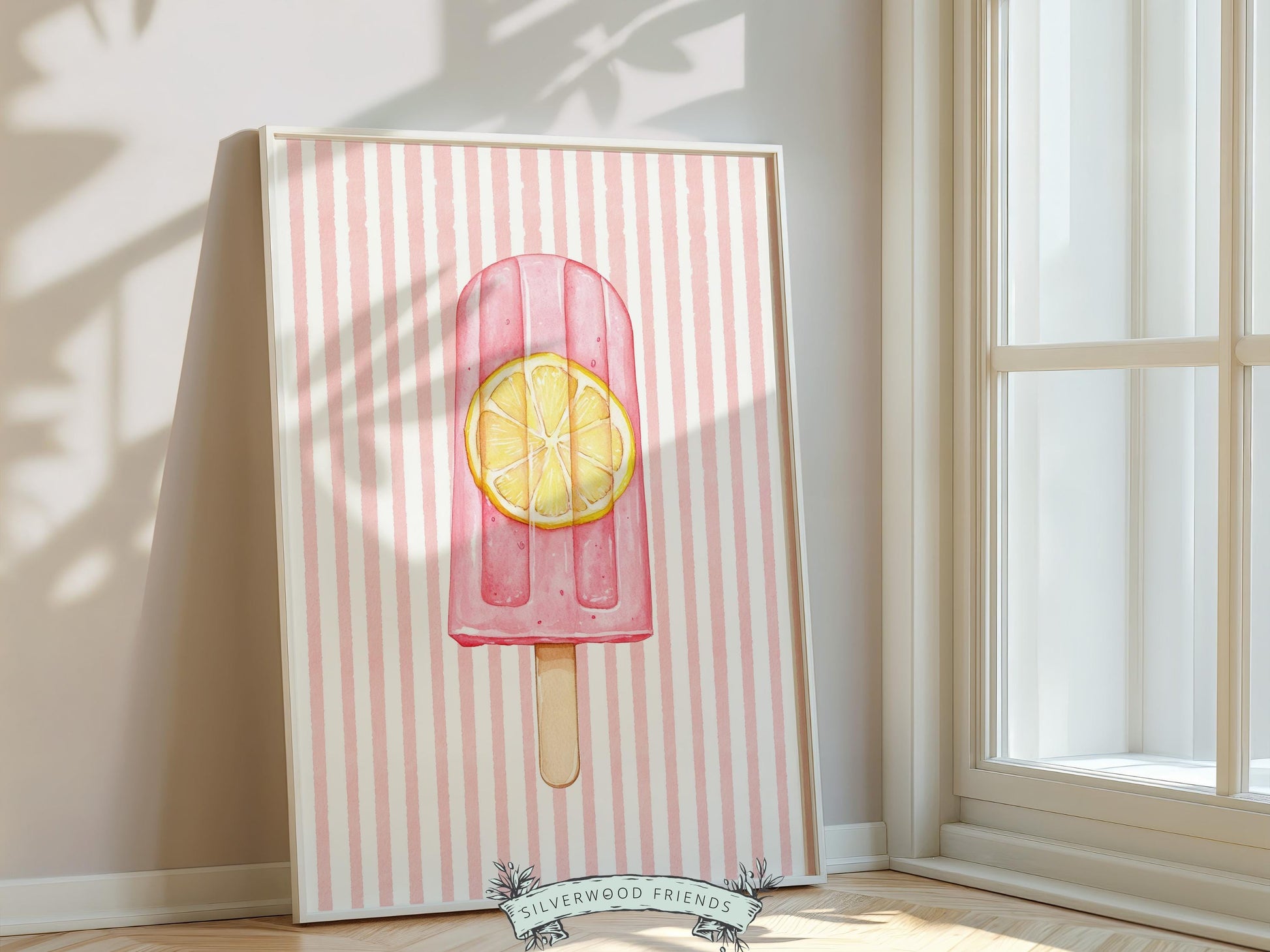 Pink Beach Nursery Prints, Girls Beach House Room Decor, Flamingo Surfboard Bikini - Summer Wall Art Set of 6 Digital Print