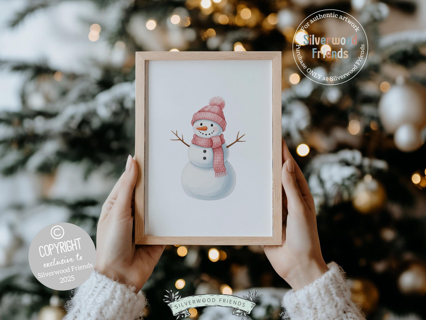 Set of 6 Pink Christmas Prints, Baby Girl Christmas Nursery Prints, Gingerbread Nutcracker Snowman Digital Download Print