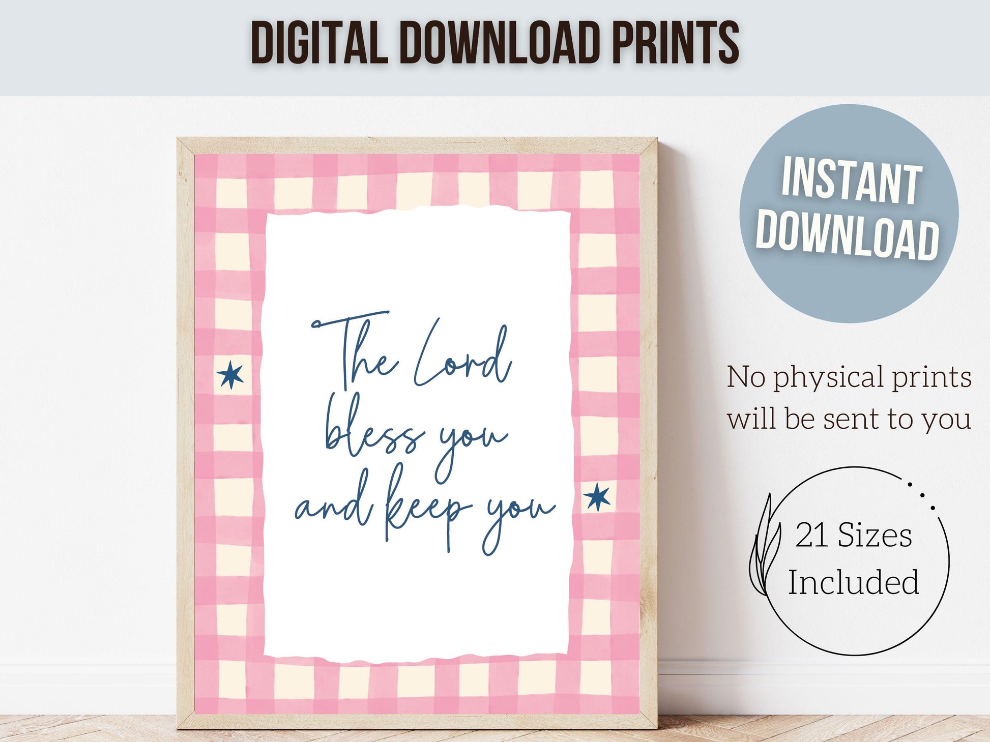 Christian Kids Wall Art Prints, Baby Girl Bible Verse Nursery Decor, Faith Based Kids Room Decor, Motivational Bible Quotes, Digital Prints