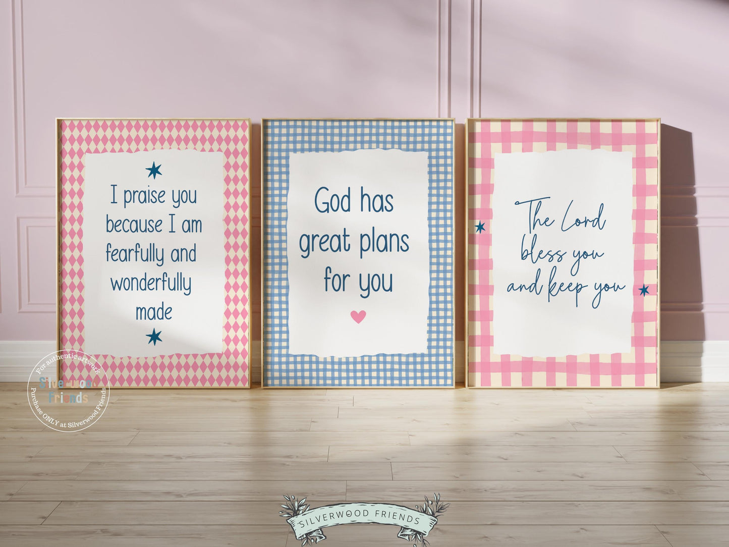 Christian Kids Wall Art Prints, Baby Girl Bible Verse Nursery Decor, Faith Based Kids Room Decor, Motivational Bible Quotes, Digital Prints