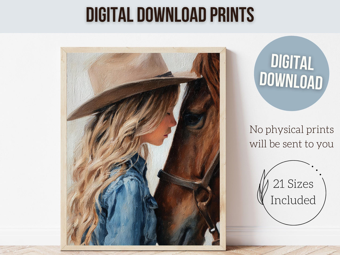 Cowgirl Nursery Print, Baby Girl Cowgirl Western Nursery Wall Decor Print, Girls Horse Riding Print, Horse Nursery Picture(DIGITAL DOWNLOAD)