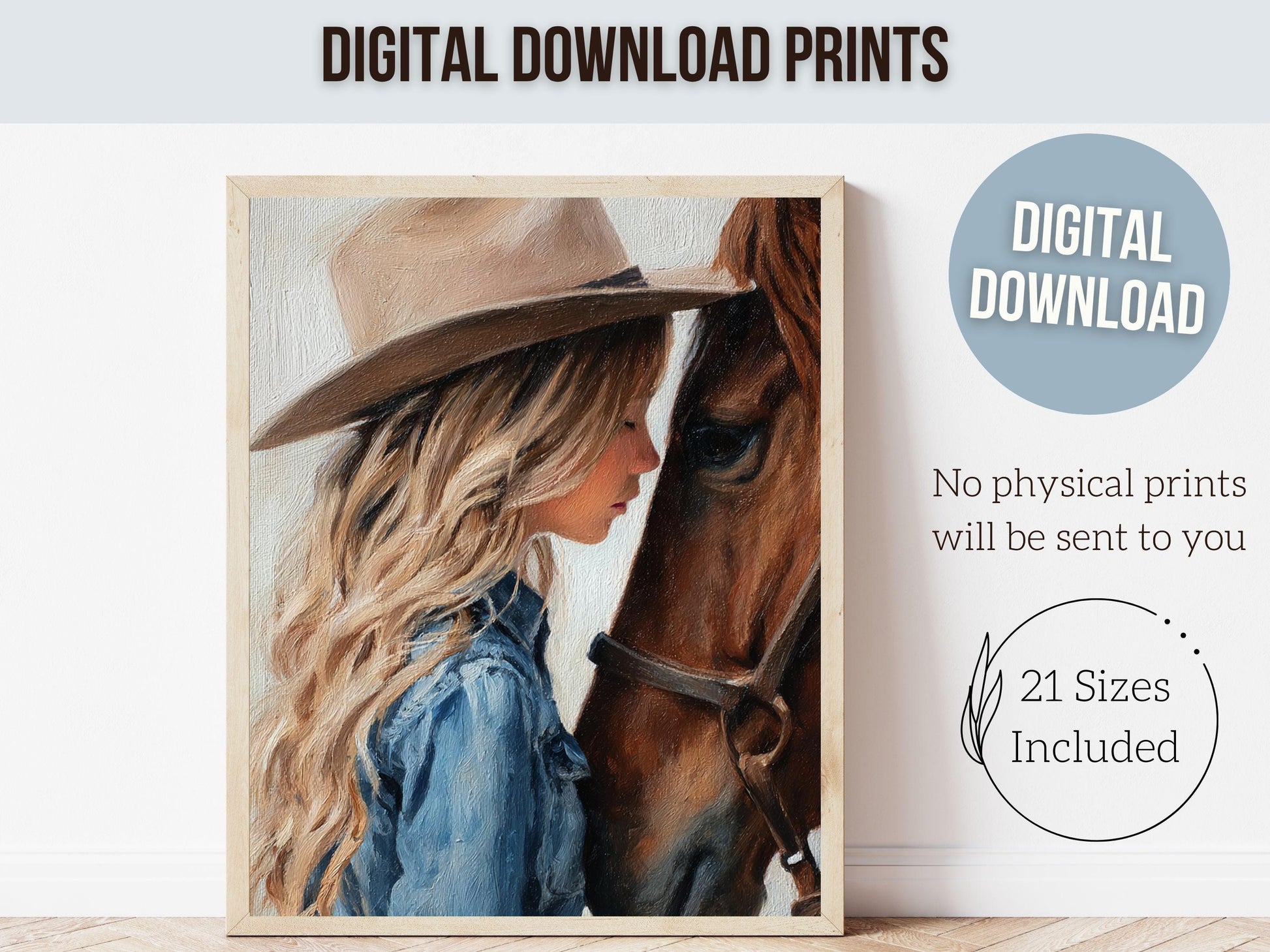 Cowgirl Nursery Print, Baby Girl Cowgirl Western Nursery Wall Decor Print, Girls Horse Riding Print, Horse Nursery Picture(DIGITAL DOWNLOAD)