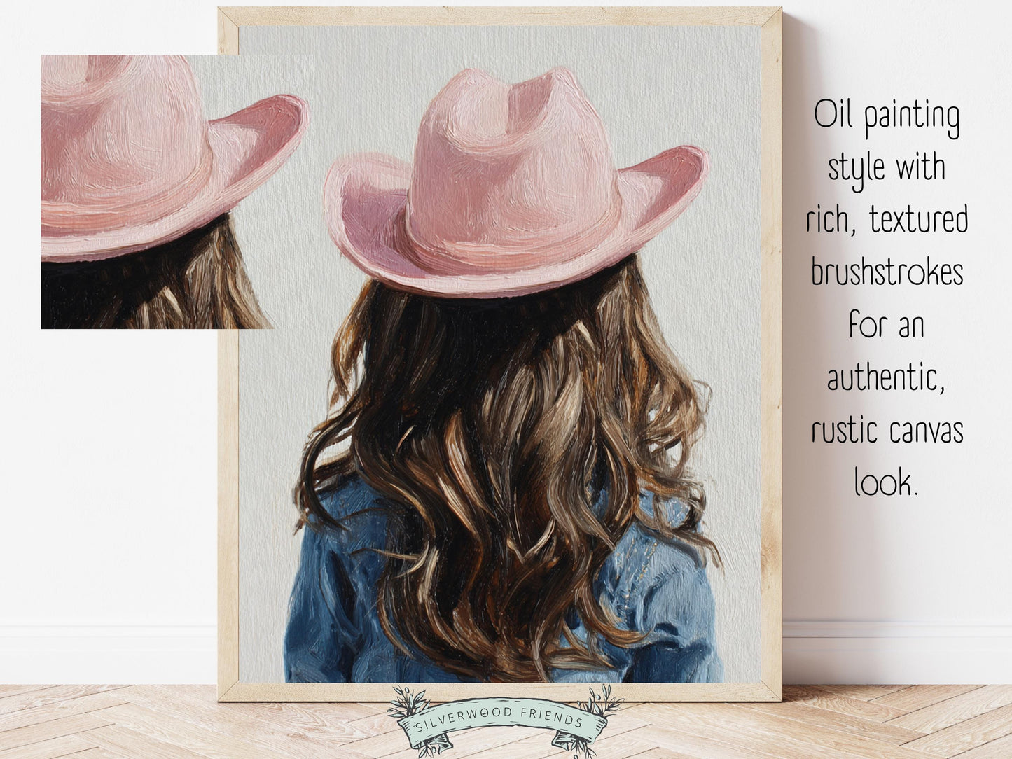 Blonde Cowgirl Nursery Print, Baby Girl Cowgirl Western Nursery Decor, Pink Cowgirl Hat Poster, Horse Nursery Wall Art (DIGITAL DOWNLOAD)