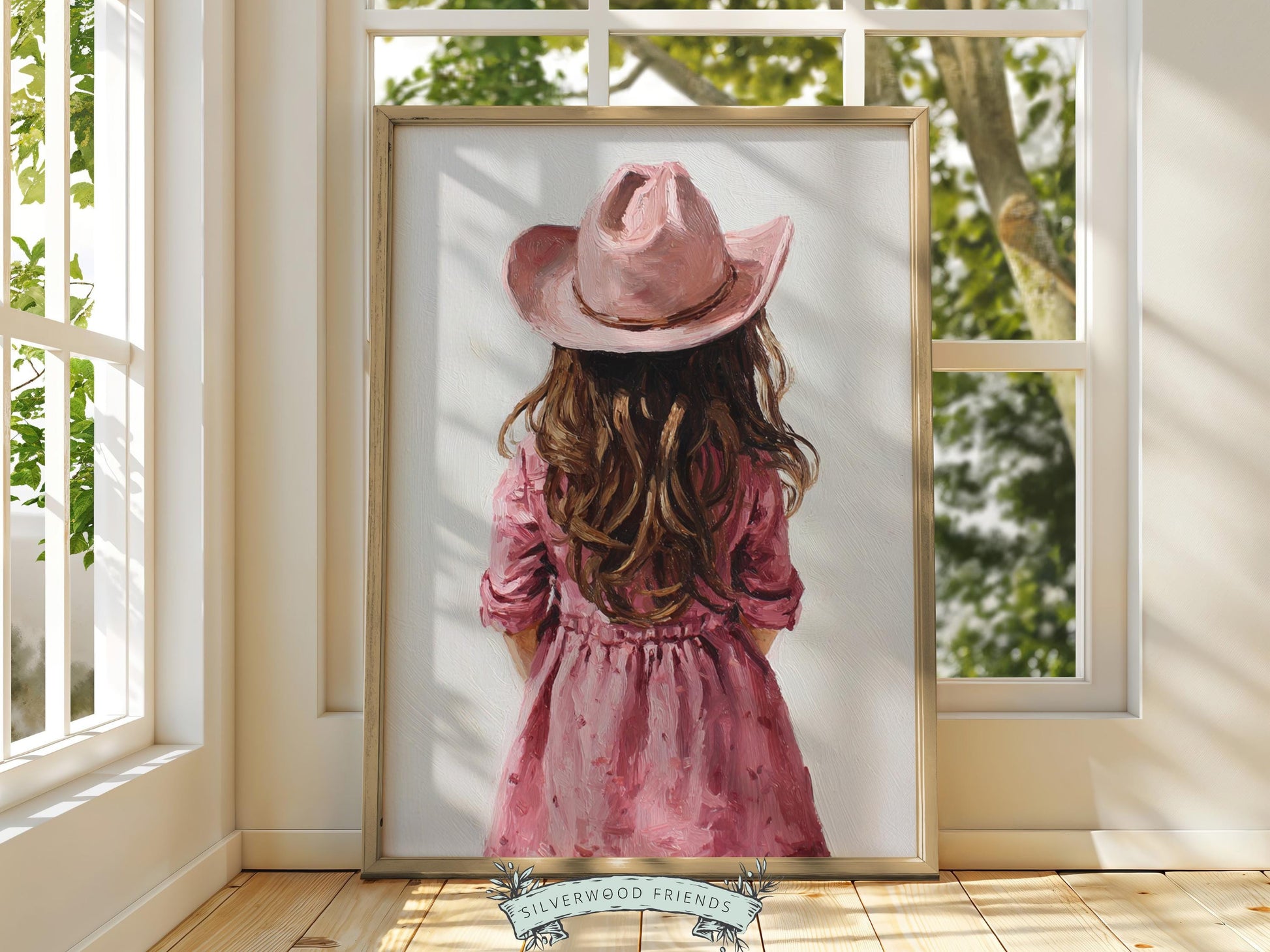 Little Cowgirl Nursery Print, Baby Girl Pink Cowgirl Western Nursery Decor, Pink Cowgirl Hat Nursery Wall Art Print (DIGITAL DOWNLOAD)