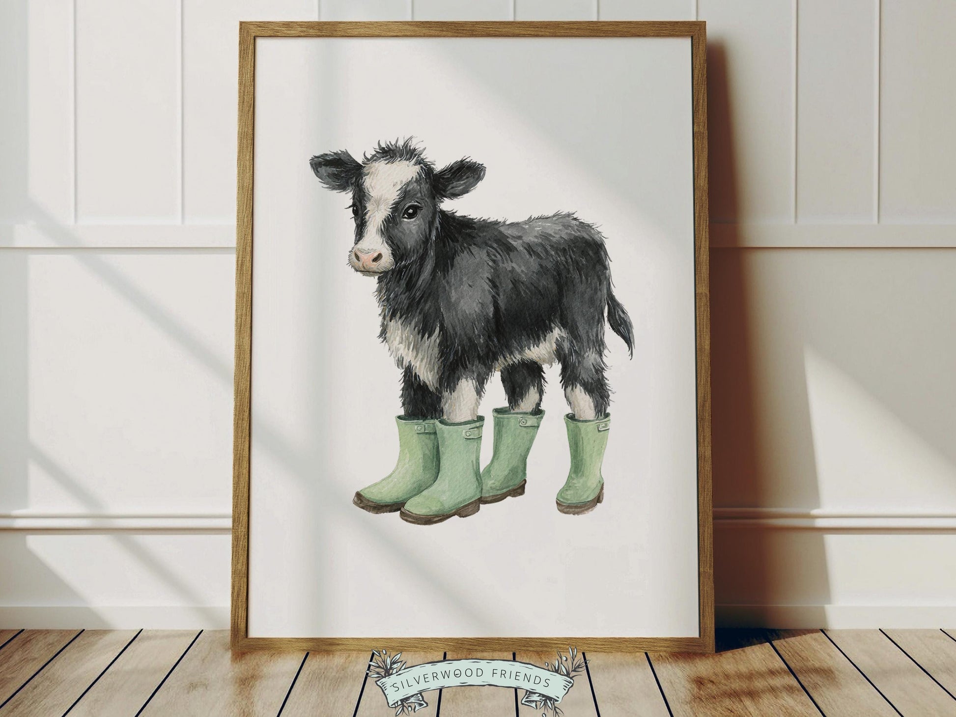 Baby Farm Animal Nursery Prints, Sage Green Western Farm Nursery Decor, Nursery Wall Art, Modern Farmhouse Nursery Prints (DIGITAL DOWNLOAD)
