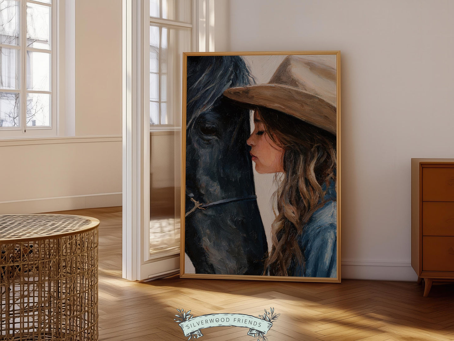 Cowgirl Nursery Print, Baby Girl Cowgirl Western Nursery Wall Decor Print, Girls Horse Riding Print, Horse Nursery Picture(DIGITAL DOWNLOAD)
