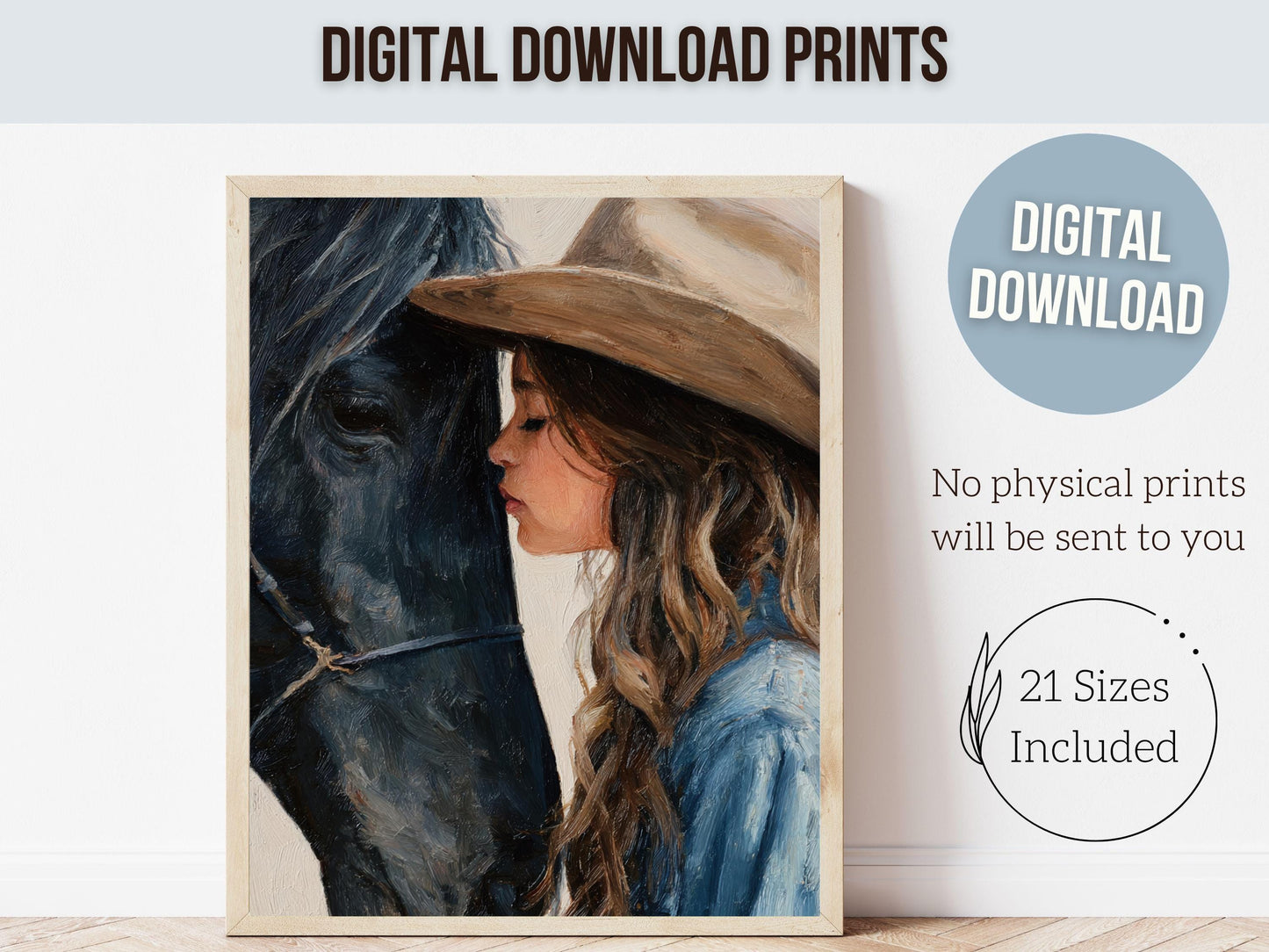 Cowgirl Nursery Print, Baby Girl Cowgirl Western Nursery Wall Decor Print, Girls Horse Riding Print, Horse Nursery Picture(DIGITAL DOWNLOAD)
