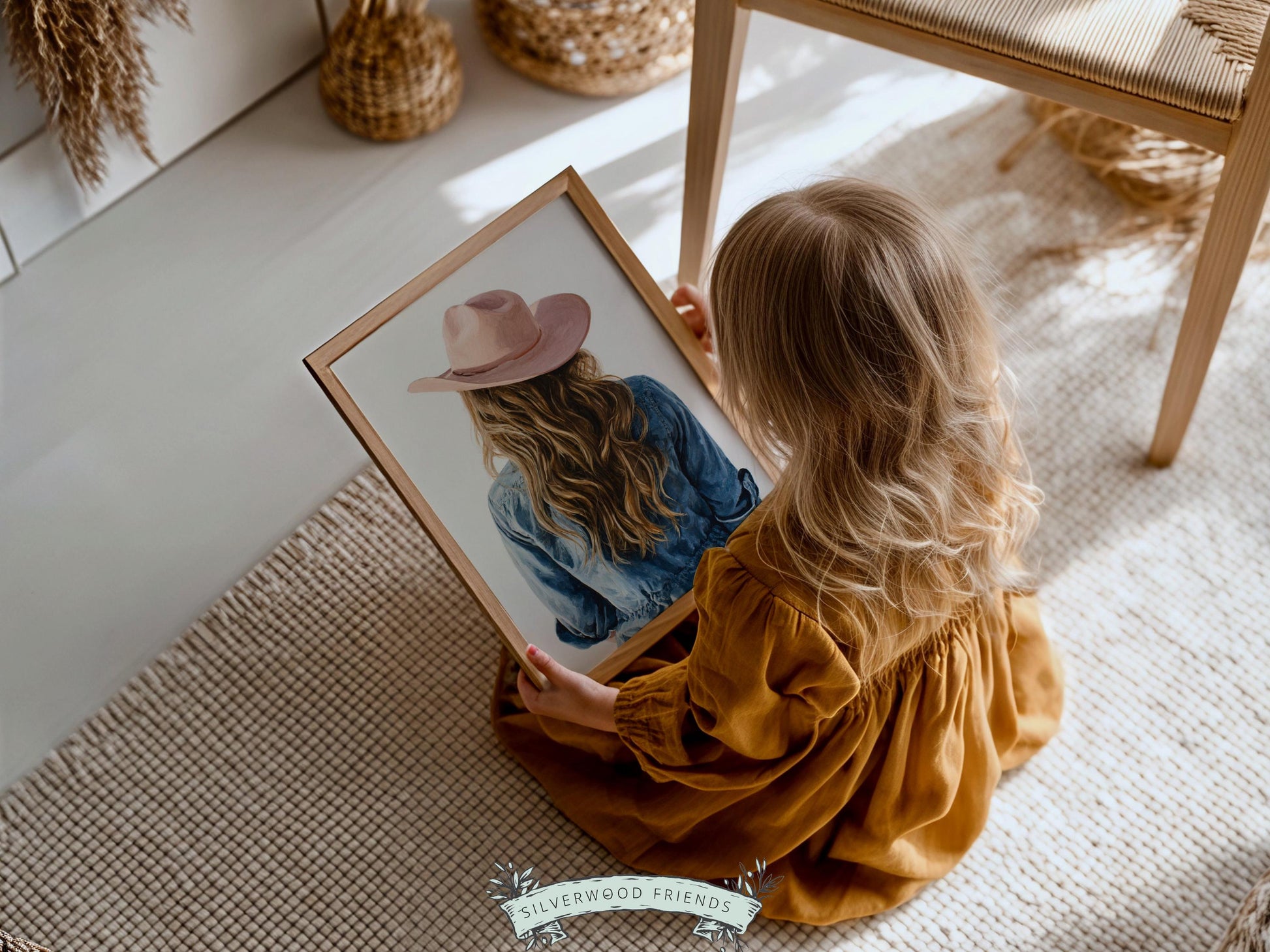 Trendy Cowgirl Print, Western Nursery Decor, Pink Cowboy Hat Print, Blonde Cowgirl Nursery Wall Art, Trendy Western Poster(DIGITAL DOWNLOAD)