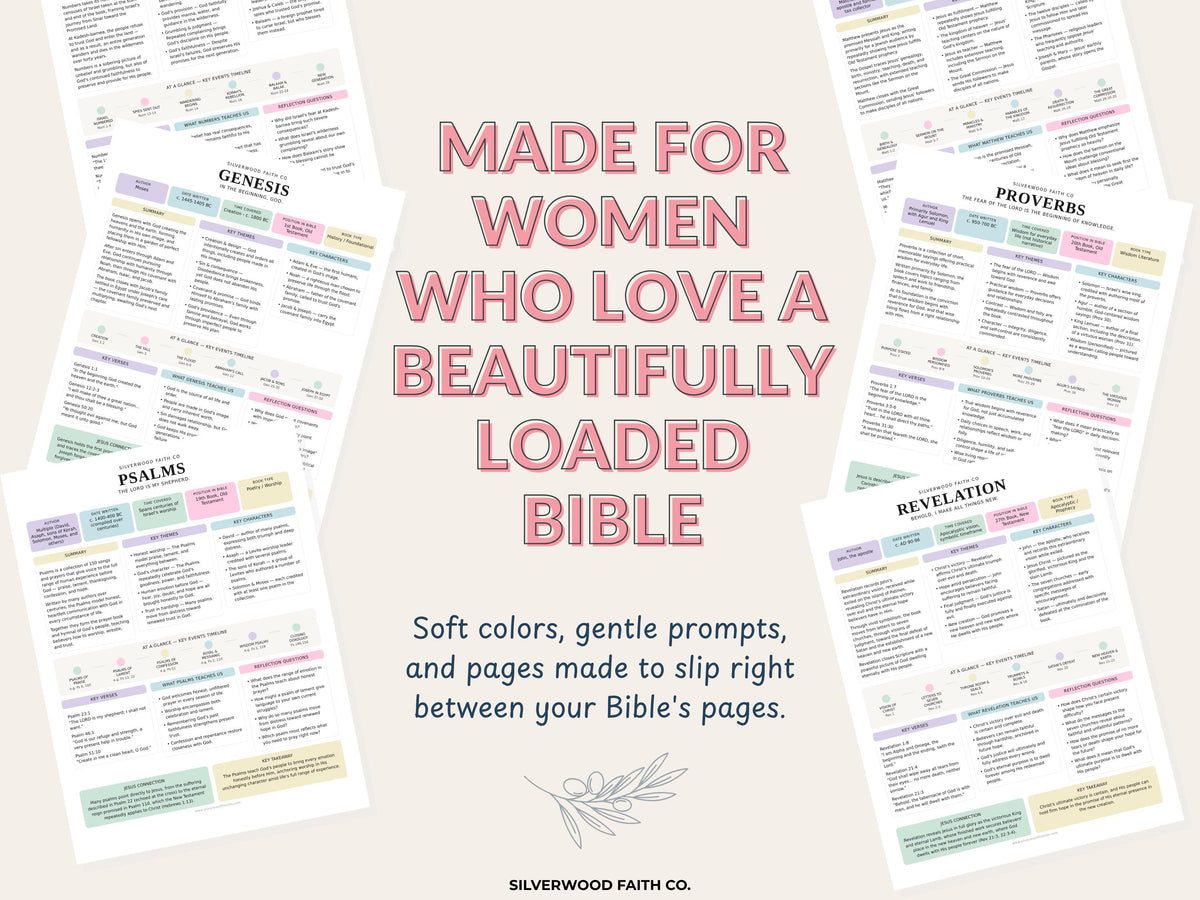 Bible Study Inserts: Tips Ins All 66 Books, Bible Study Guide, Bible Book Summaries, Printable PDF, PASTEL (Digital Download) 512