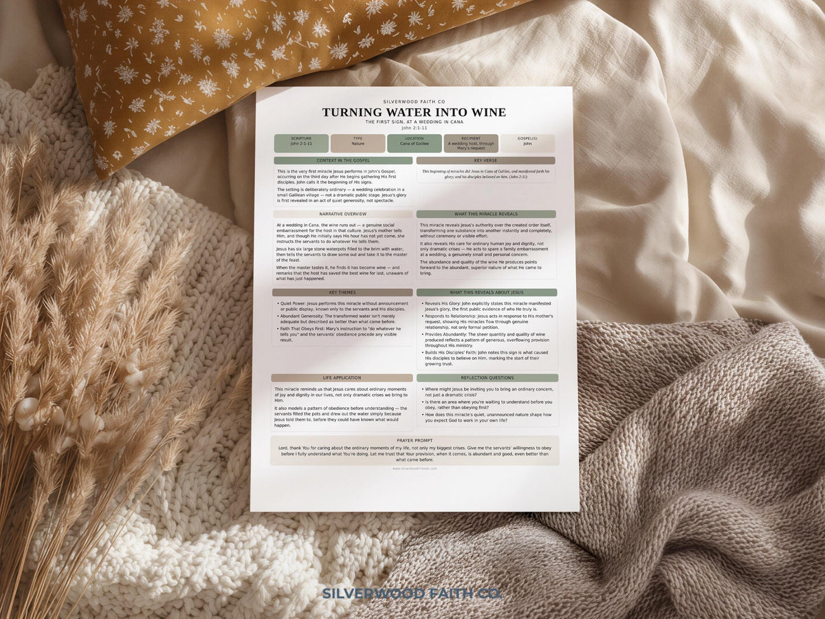 Devotional note-taking printable artwork with scripture prompts — gentle minimalist style perfect for personal Bible journaling