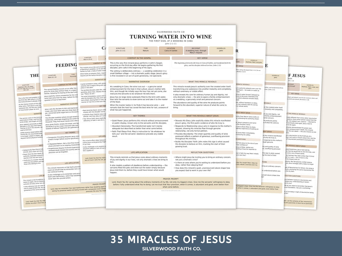 Bible study worksheet printable art for morning devotions — cream and tan scripture lesson with peaceful cottagecore aesthetic