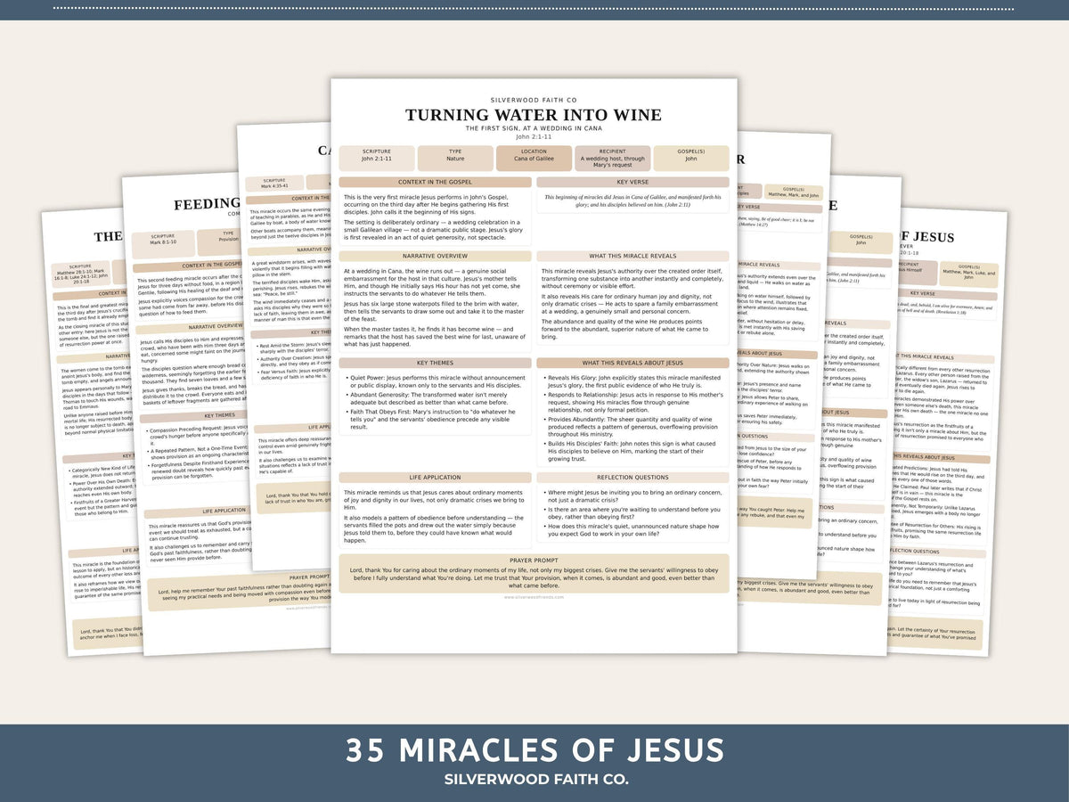 Bible study worksheet printable art for morning devotions — cream and tan scripture lesson with peaceful cottagecore aesthetic