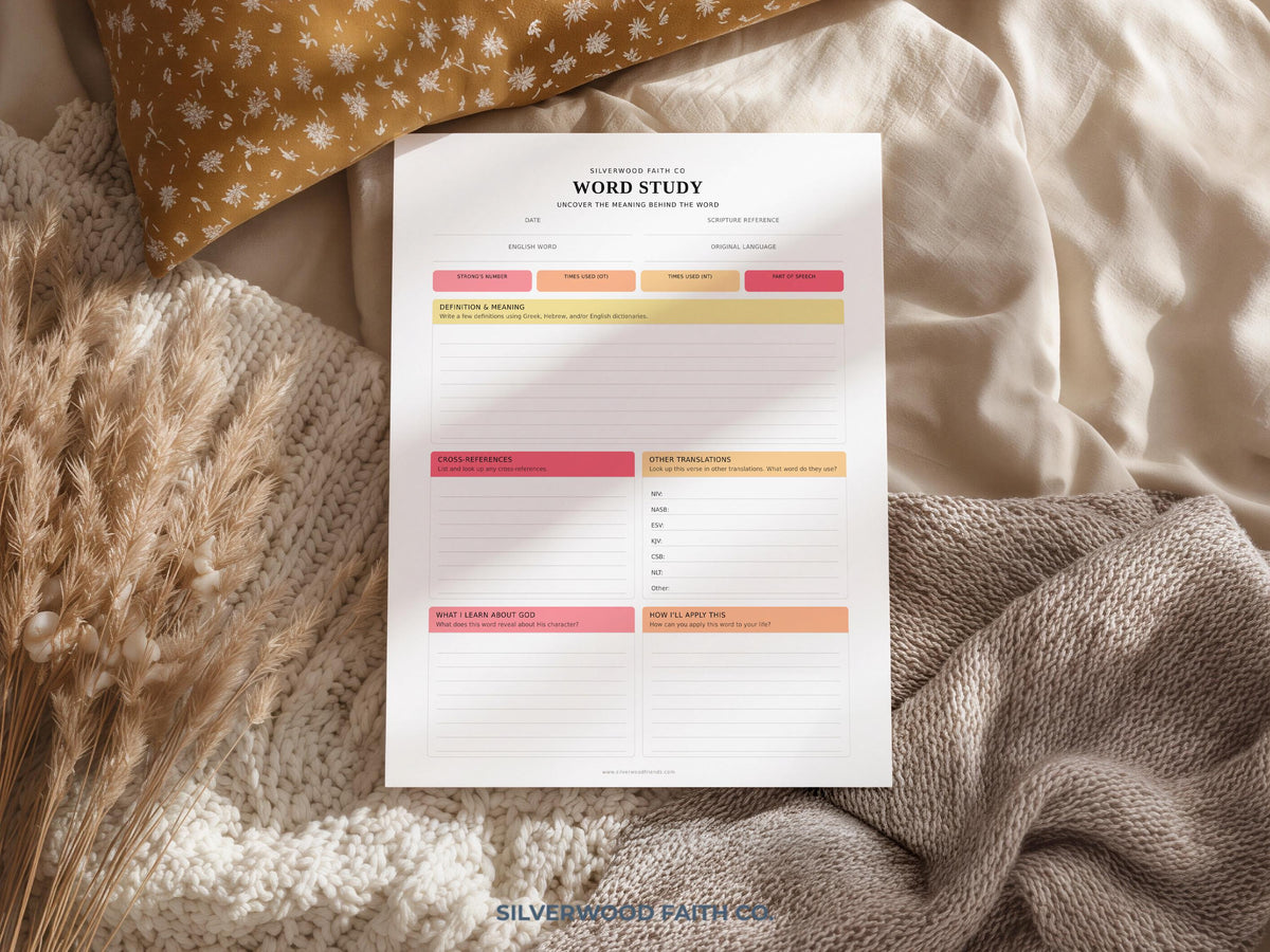Bible Study Methods Bundle, Bible Study Journal Methods, SOAP Bible Study Method, Verse Mapping, Bible Character Study (Digital Download)615