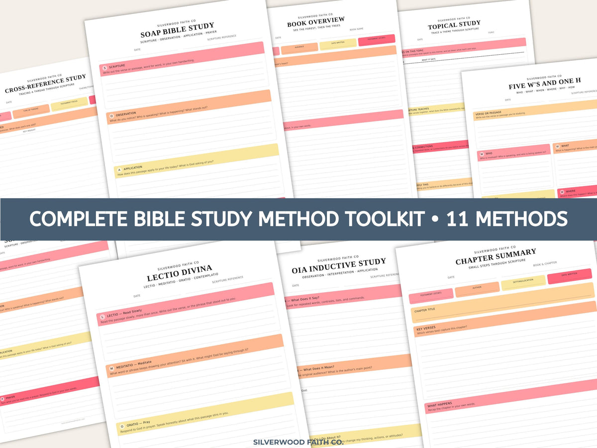 Mega Bible Study Bundle, Bible Study Guides, Bible Summaries, Sunday School Lessons, Bible Study Resource Tool (Digital Download) 497
