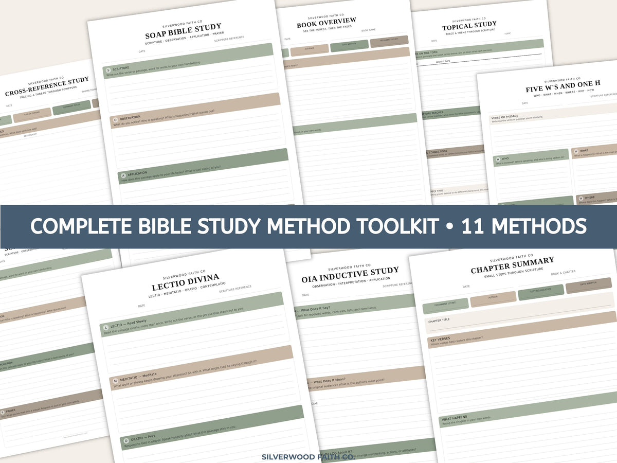 Mega Bible Study Bundle, Bible Study Guides, Bible Summaries, Sunday School Lessons, Bible Study Resource Tool, SAGE(Digital Download) 498