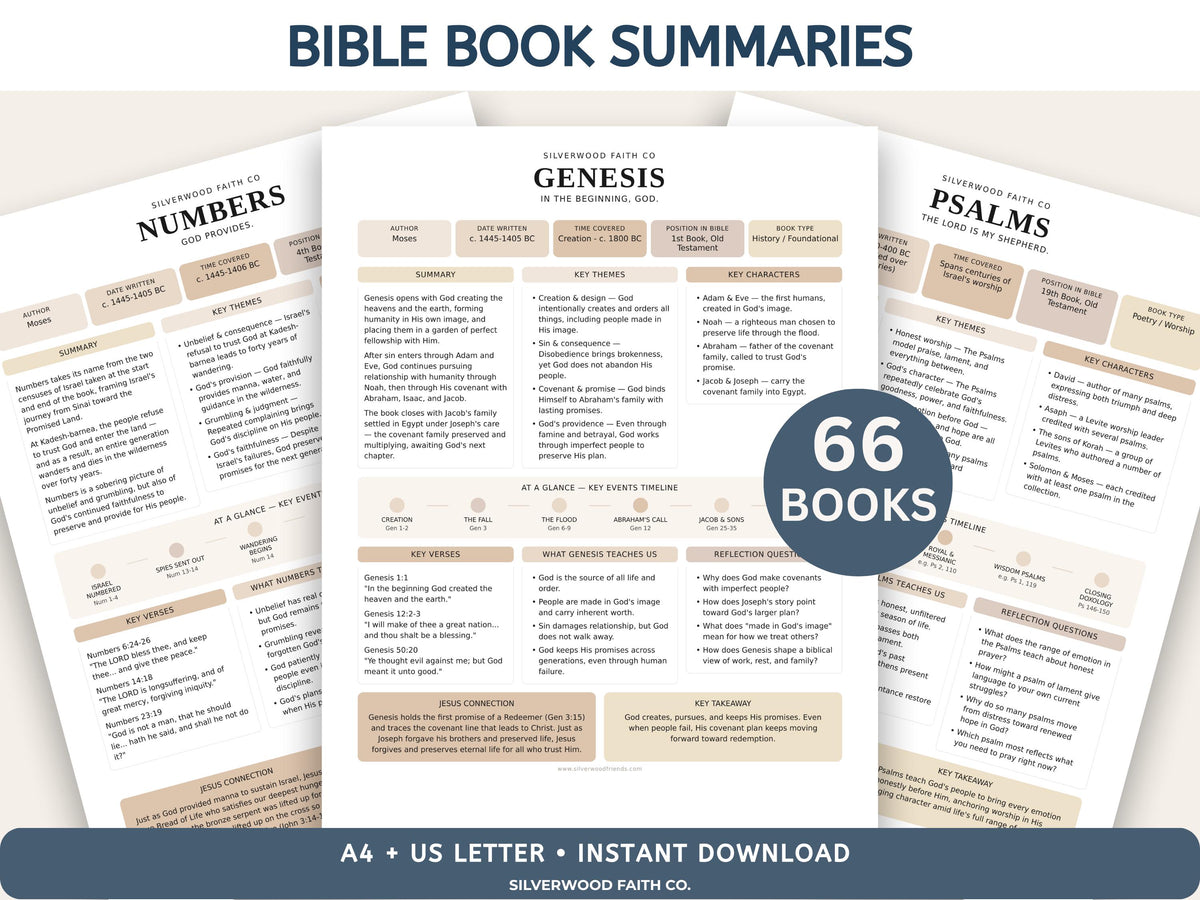 Mega Bible Study Bundle, Bible Study Guides, Bible Summaries, Sunday School Lessons, Bible Study Resource Tool (Digital Download) 496