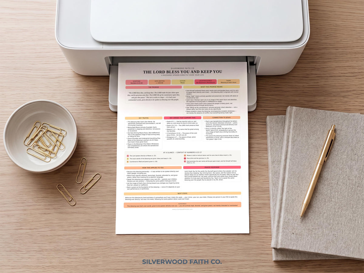 Biblical Promises Summaries: 50 Promises that God Makes and Keeps, Gods Promises Printable PDF, PINK MEADOW (Digital Download) 526