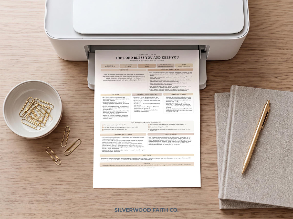 Biblical Promises Summaries: 50 Promises that God Makes and Keeps , Printable Bible Study Worksheet, CASHMERE FIELDS (Digital Download) 524