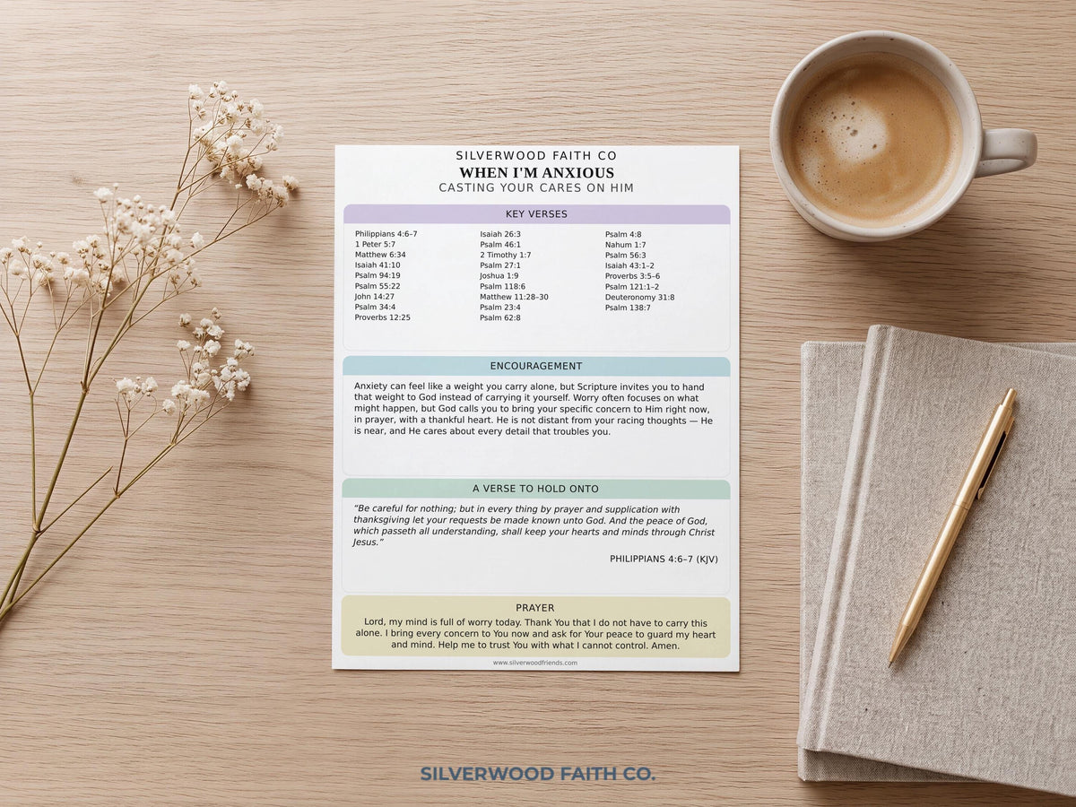 Bible Verse Feelings Loaded Bible Inserts, Scripture Map Bible Tip Ins, Bible Verse for Emotions Anxiety Fear Hope Peace (Digital Download)