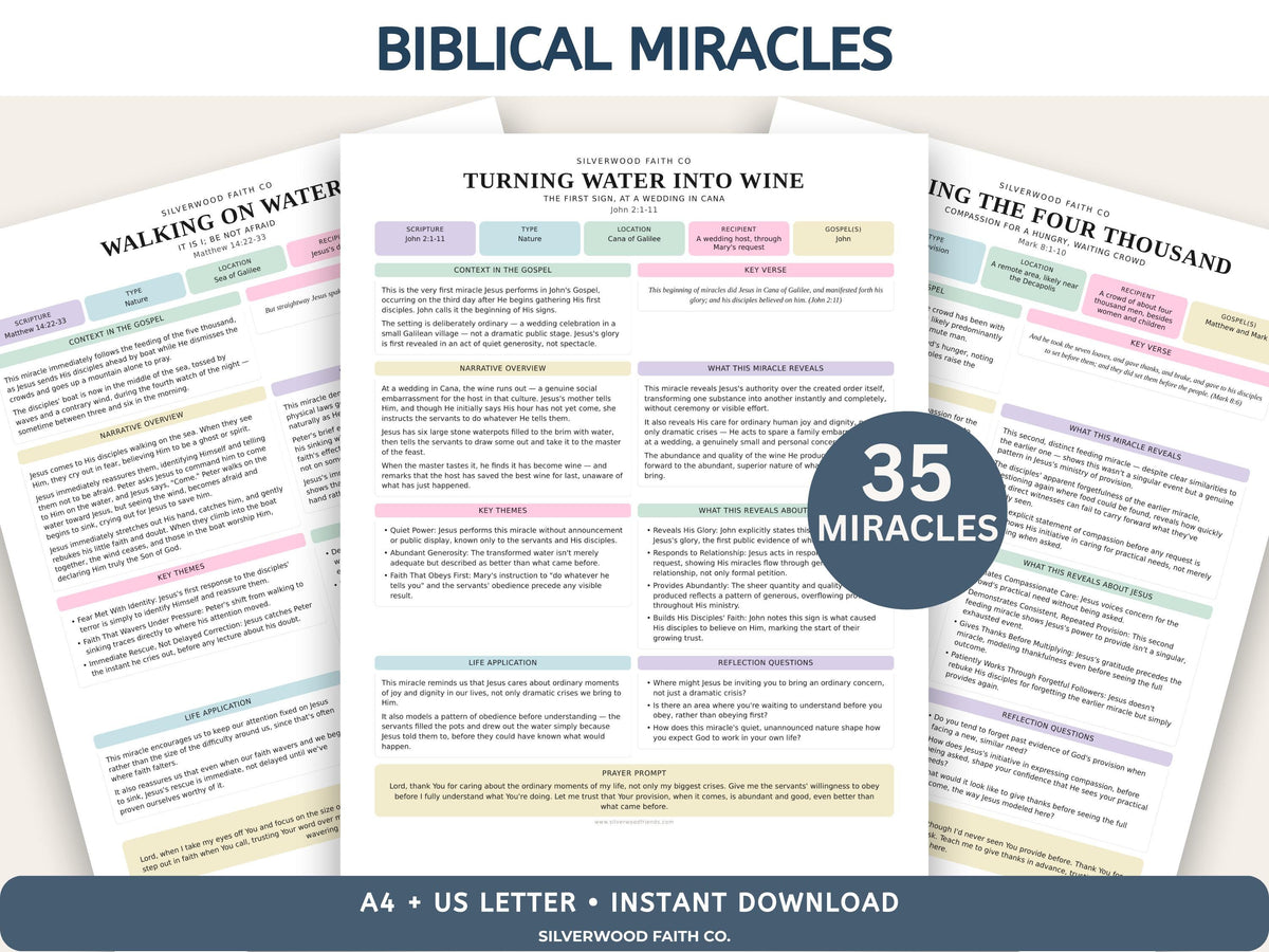 Mega Bible Study Bundle, Bible Study Guides, Bible Summaries, Sunday School Lessons, Bible Study Resource Tool, PASTEL (Digital Download)