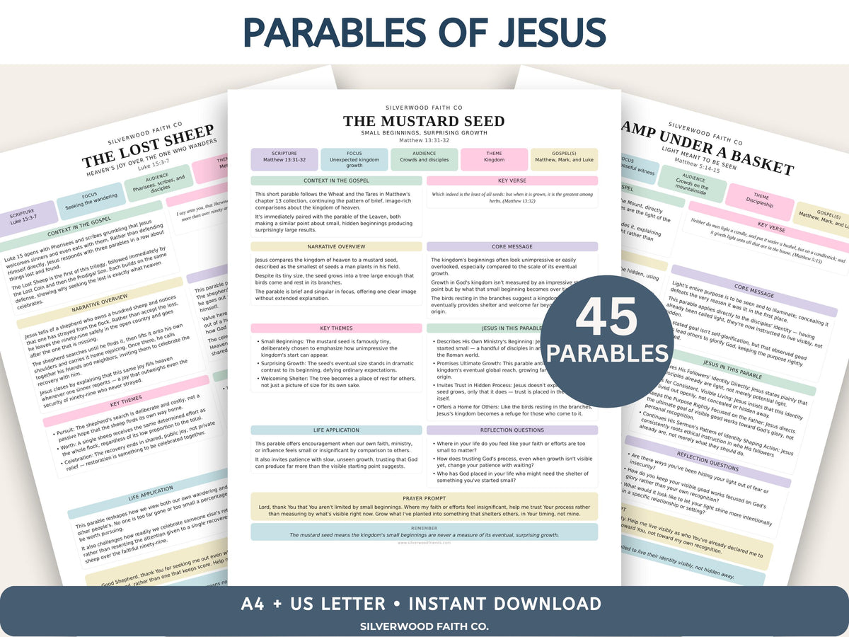 Mega Bible Study Bundle, Bible Study Guides, Bible Summaries, Sunday School Lessons, Bible Study Resource Tool, PASTEL (Digital Download)