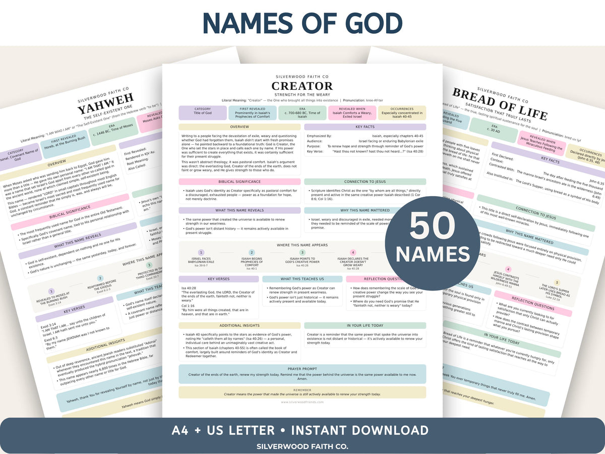 Mega Bible Study Bundle, Bible Study Guides, Bible Summaries, Sunday School Lessons, Bible Study Resource Tool, PASTEL (Digital Download)
