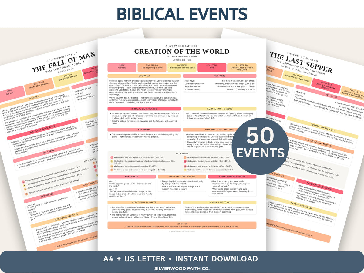 Mega Bible Study Bundle, Bible Study Guides, Bible Summaries, Sunday School Lessons, Bible Study Resource Tool (Digital Download) 497