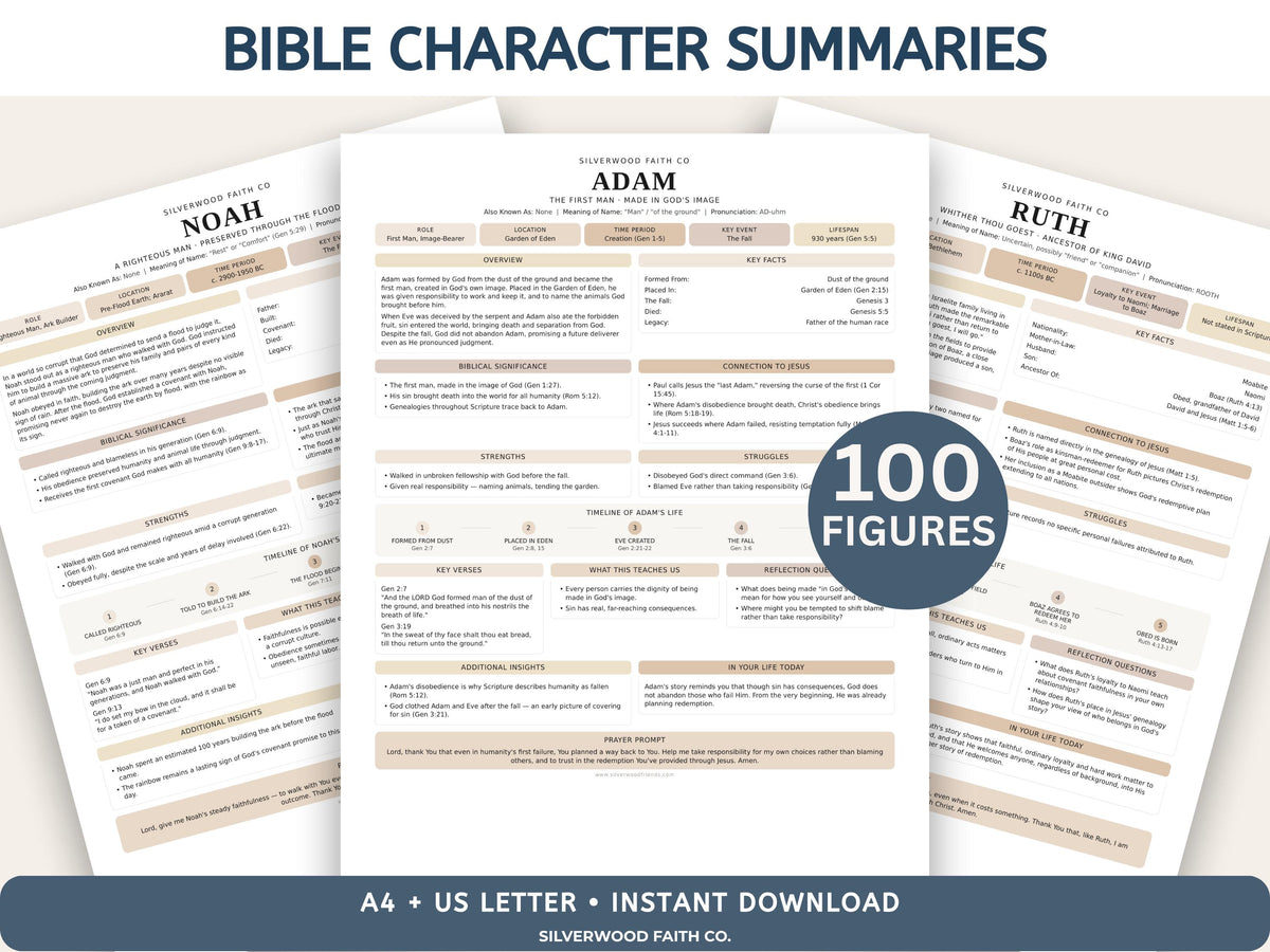 Mega Bible Study Bundle, Bible Study Guides, Bible Summaries, Sunday School Lessons, Bible Study Resource Tool (Digital Download) 496