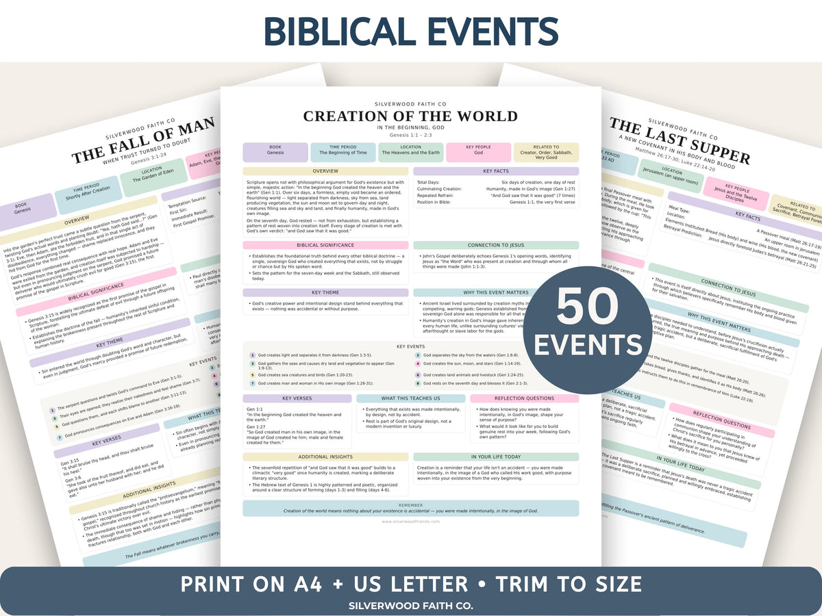 Complete Bible INSERT Study Guide Bundle, Loaded Bible Study Tip Ins, Bible Summaries, Bible Study Resources, Printable (Digital Download)