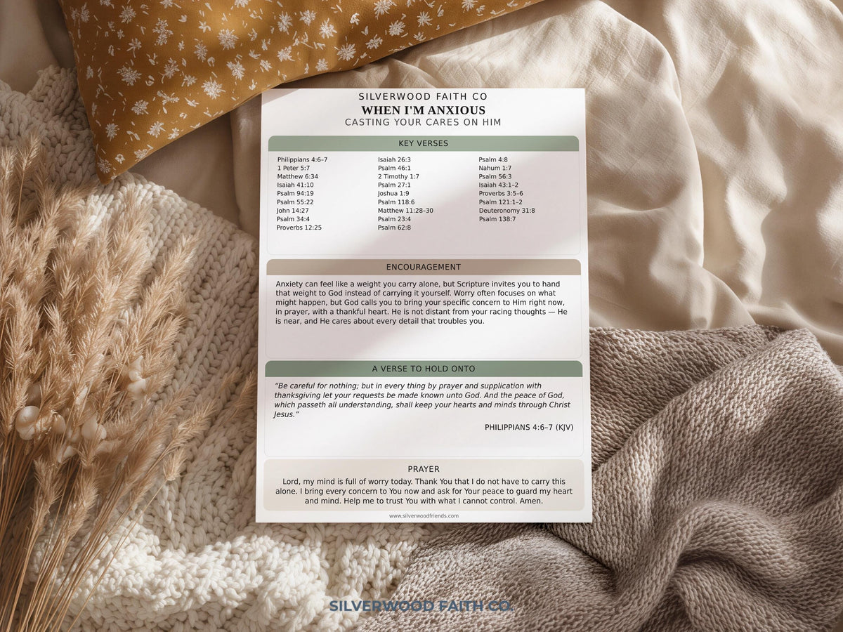 Bible Verse Feelings Loaded Bible Inserts, Scripture Map Bible Tip Ins, Bible Verse for Emotions Anxiety Fear Hope Peace (Digital Download)