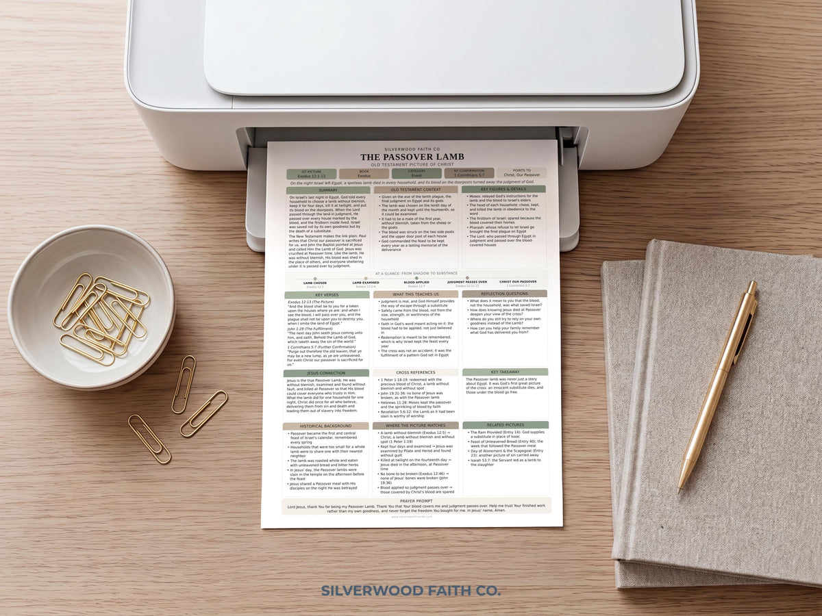 Jesus in the Old Testament Bible Study Guide, Green Bible Study Inserts, Tips Ins Old Testament Printable Bible Study (Digital Download)