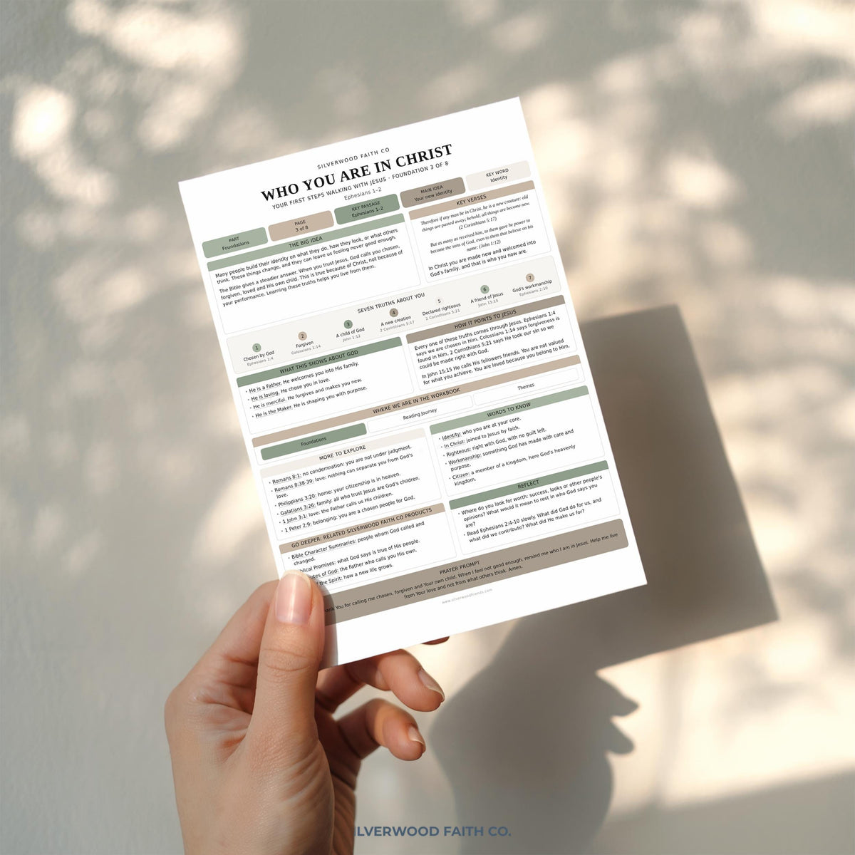 Beginner Bible Study Guide Inserts, Bible Study Tip Ins, New Believer Bible Study Guide, New Believer Baptism Gift, PDF (Digital Download)
