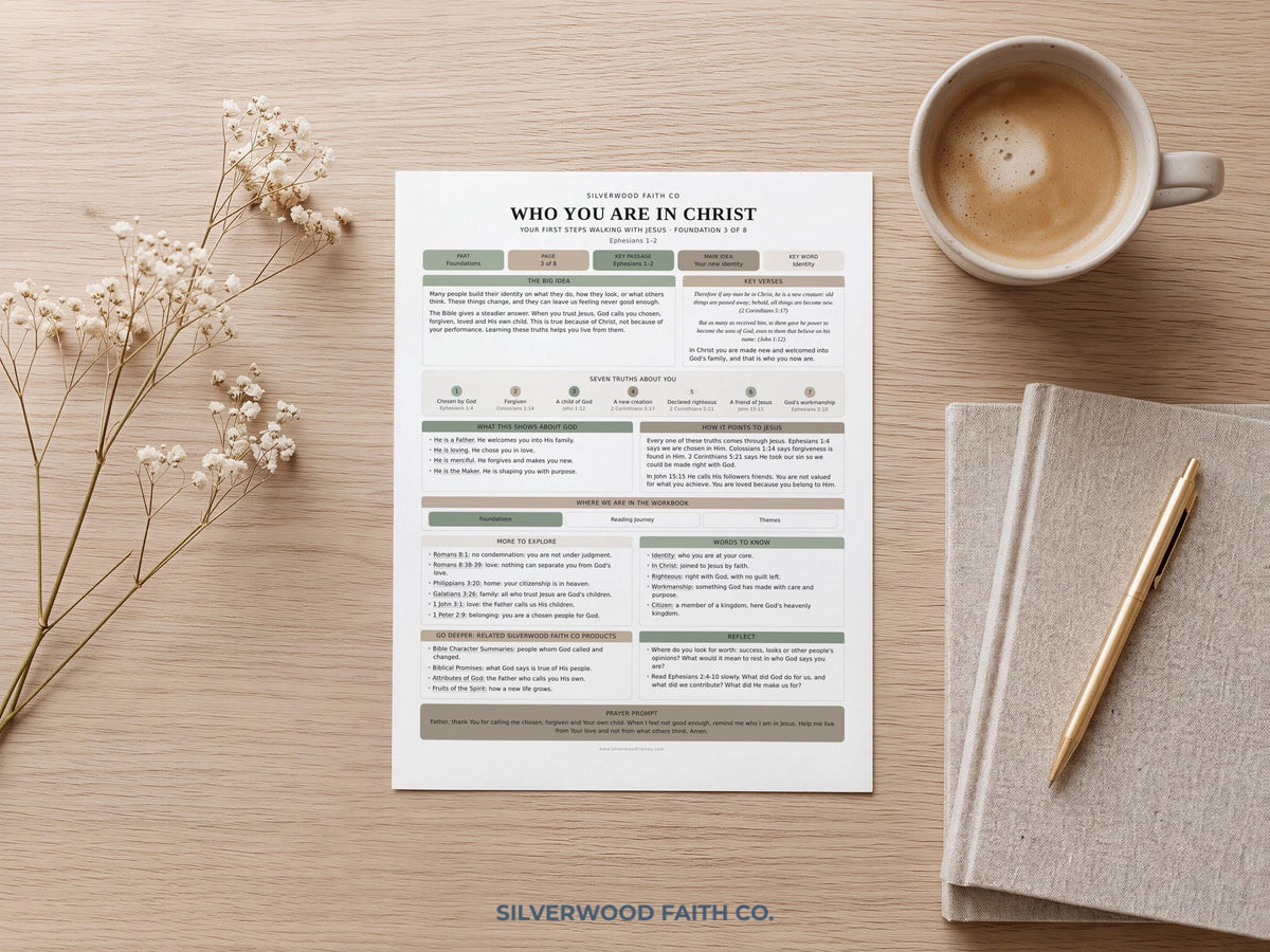 Beginner Bible Study Guide Inserts, Bible Study Tip Ins, New Believer Bible Study Guide, New Believer Baptism Gift, PDF (Digital Download)