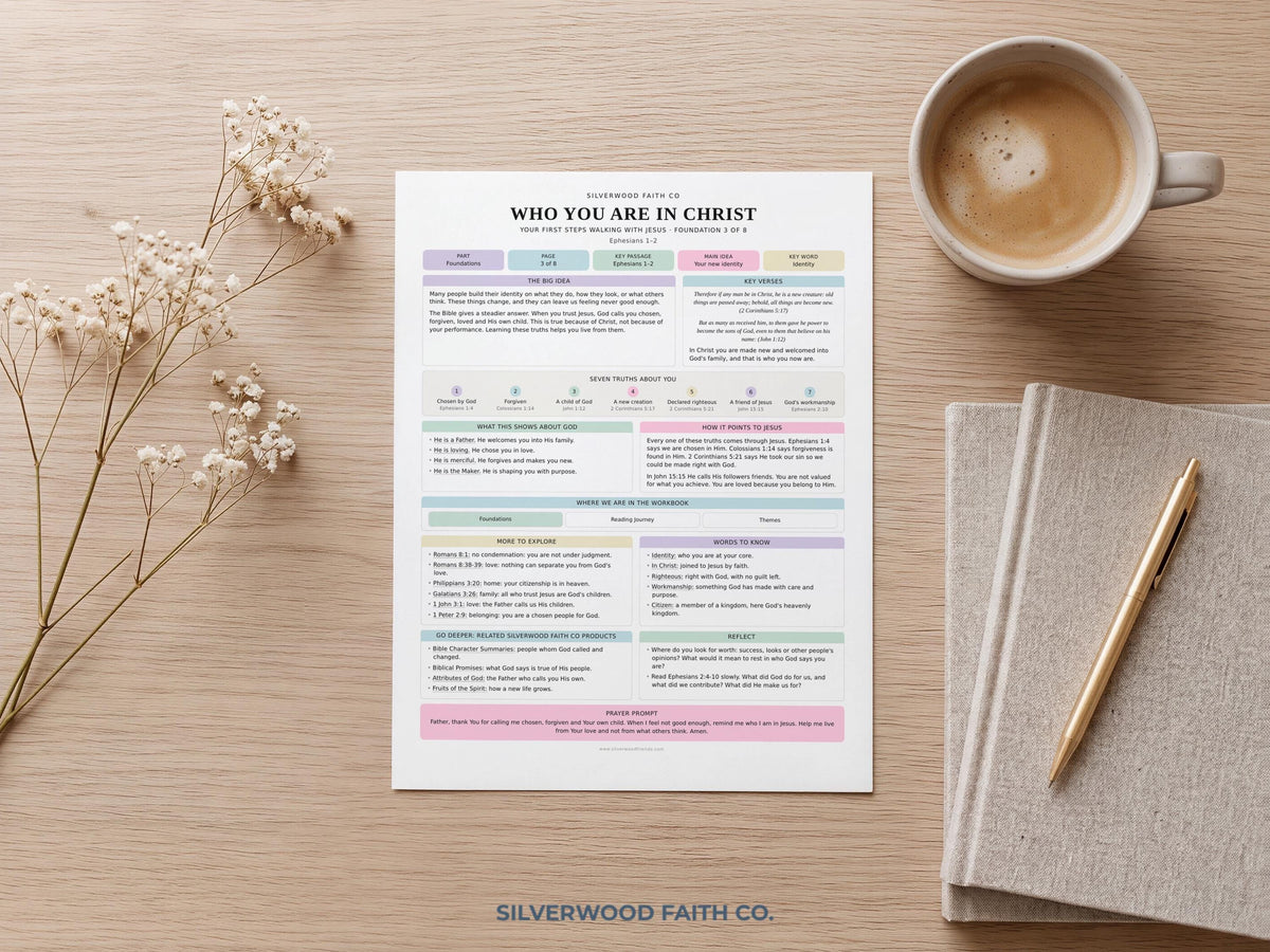 Beginner Bible Study Guide Inserts, Bible Study Tip Ins, New Believer Bible Study Guide, New Believer Baptism Gift, PDF (Digital Download)