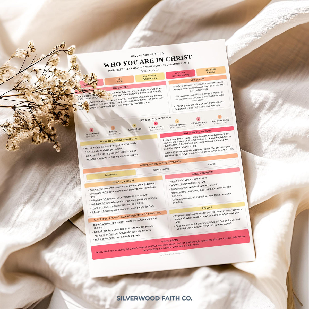 Beginner Bible Study Guide Inserts, Bible Study Tip Ins, New Believer Bible Study Guide, New Believer Baptism Gift, PDF (Digital Download)