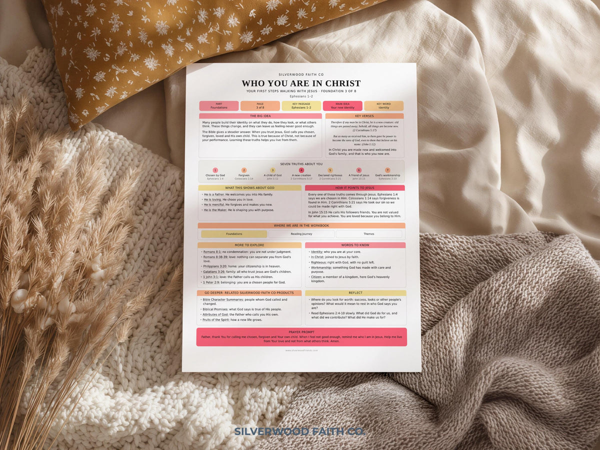 Beginner Bible Study Guide Inserts, Bible Study Tip Ins, New Believer Bible Study Guide, New Believer Baptism Gift, PDF (Digital Download)