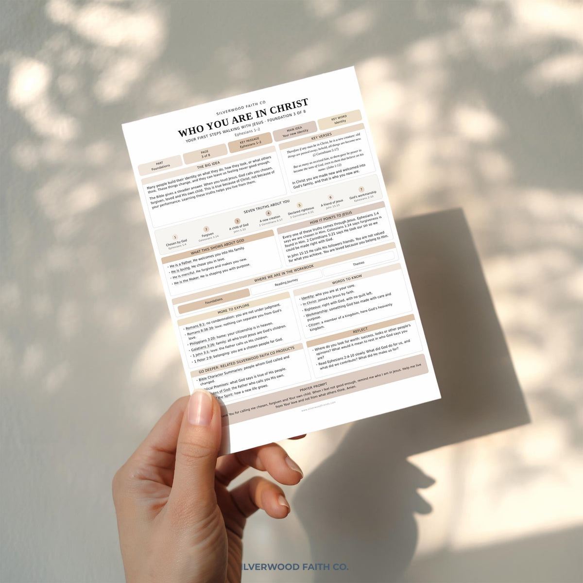 Beginner Bible Study Guide Inserts, Bible Study Tip Ins, New Believer Bible Study Guide, New Believer Baptism Gift, PDF (Digital Download)