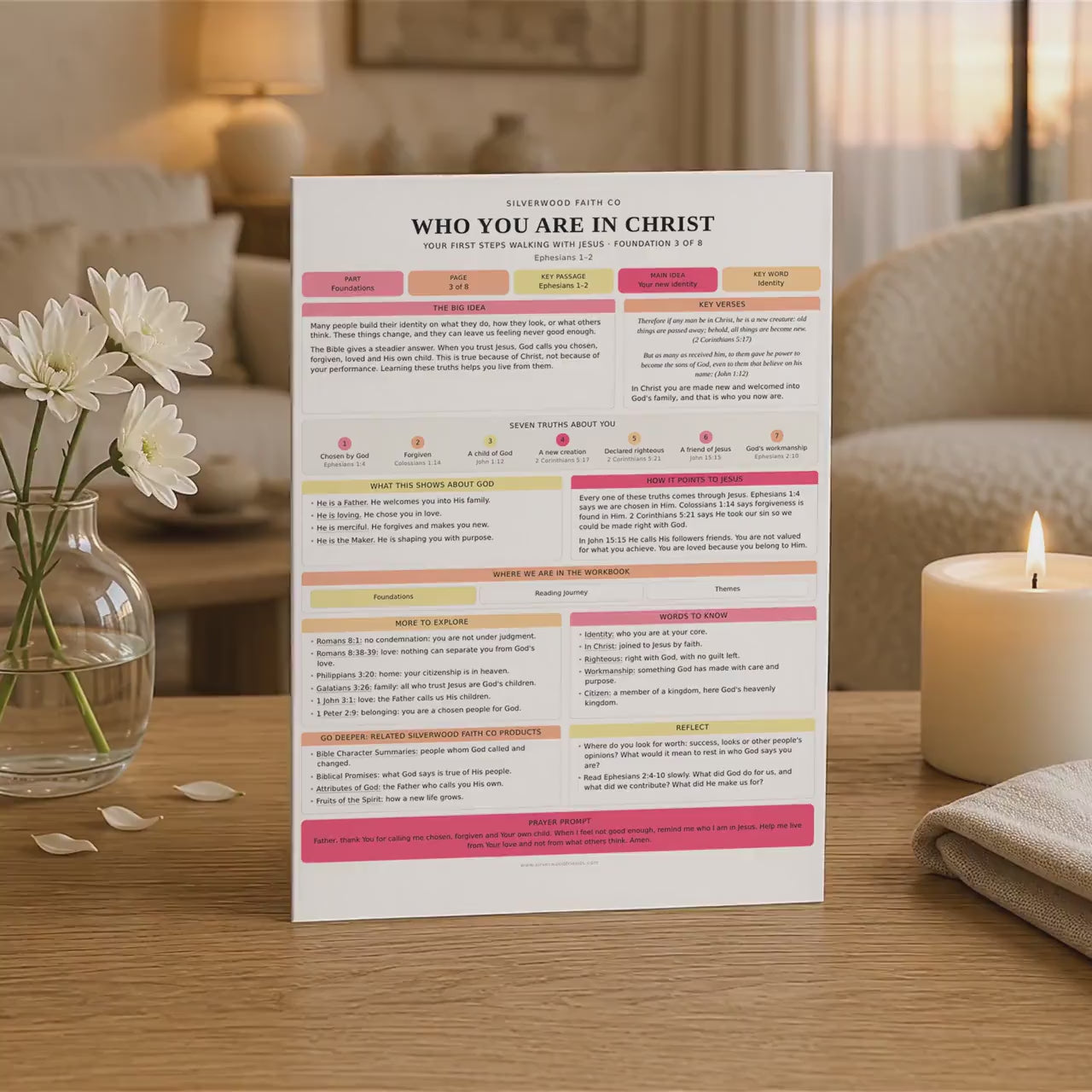 Beginner Bible Study Guide Inserts, Bible Study Tip Ins, New Believer Bible Study Guide, New Believer Baptism Gift, PDF (Digital Download)