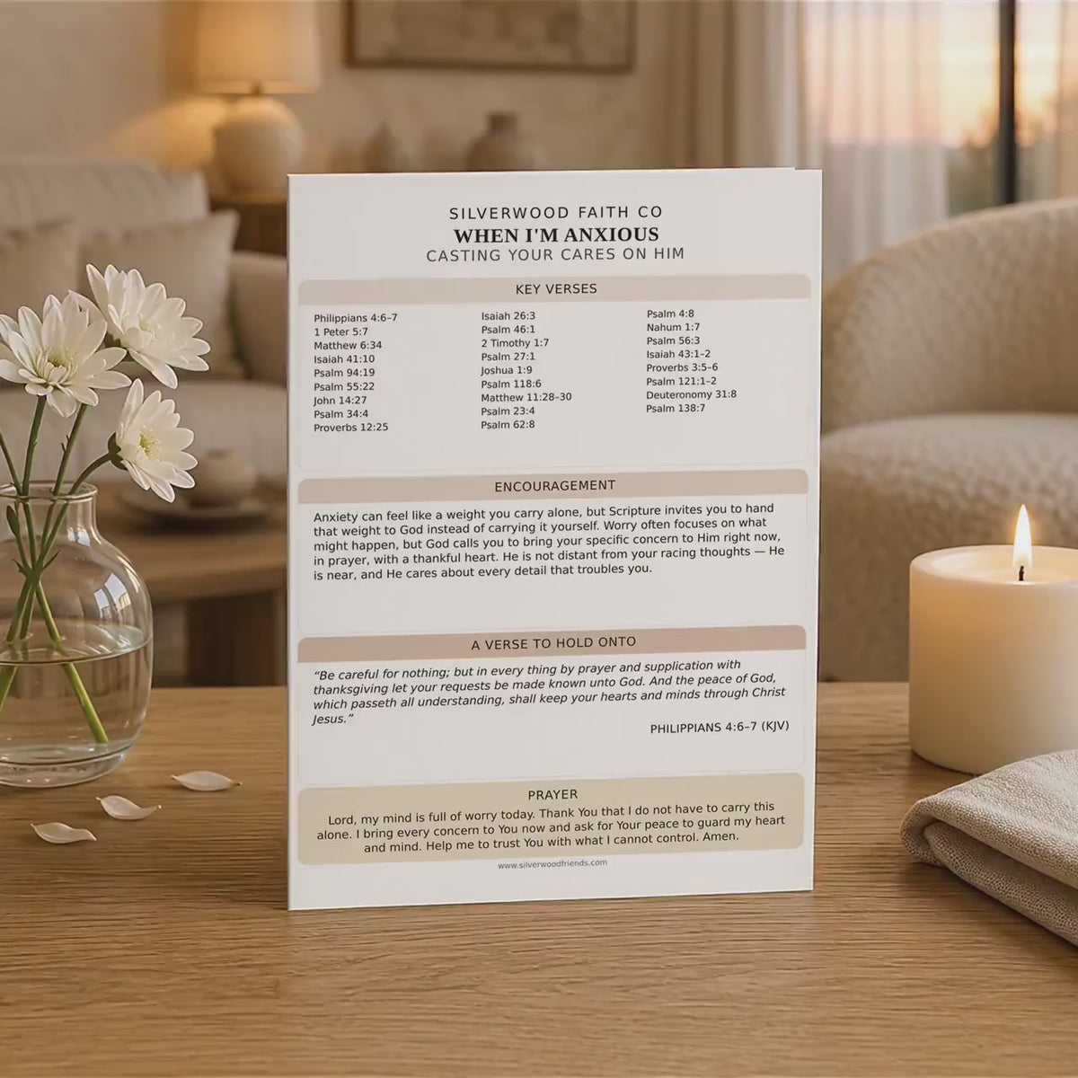 Bible Verse Feelings Loaded Bible Inserts, Scripture Map Bible Tip Ins, Bible Verse for Emotions Anxiety Fear Hope Peace (Digital Download)
