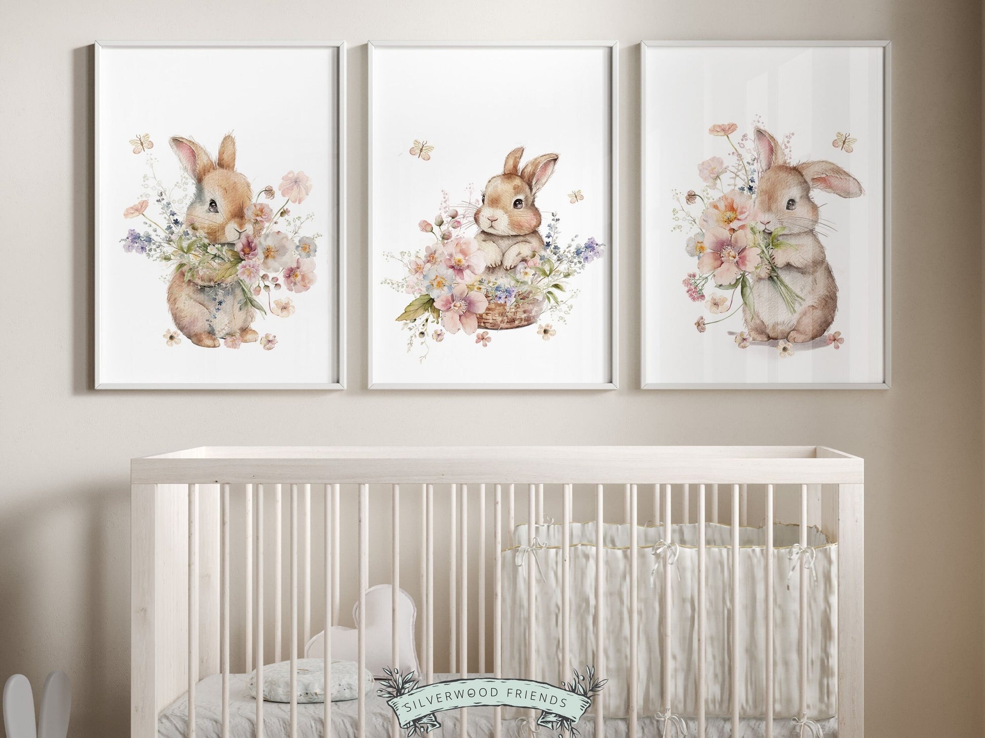 Bunny Nursery Prints Set of - Main Image