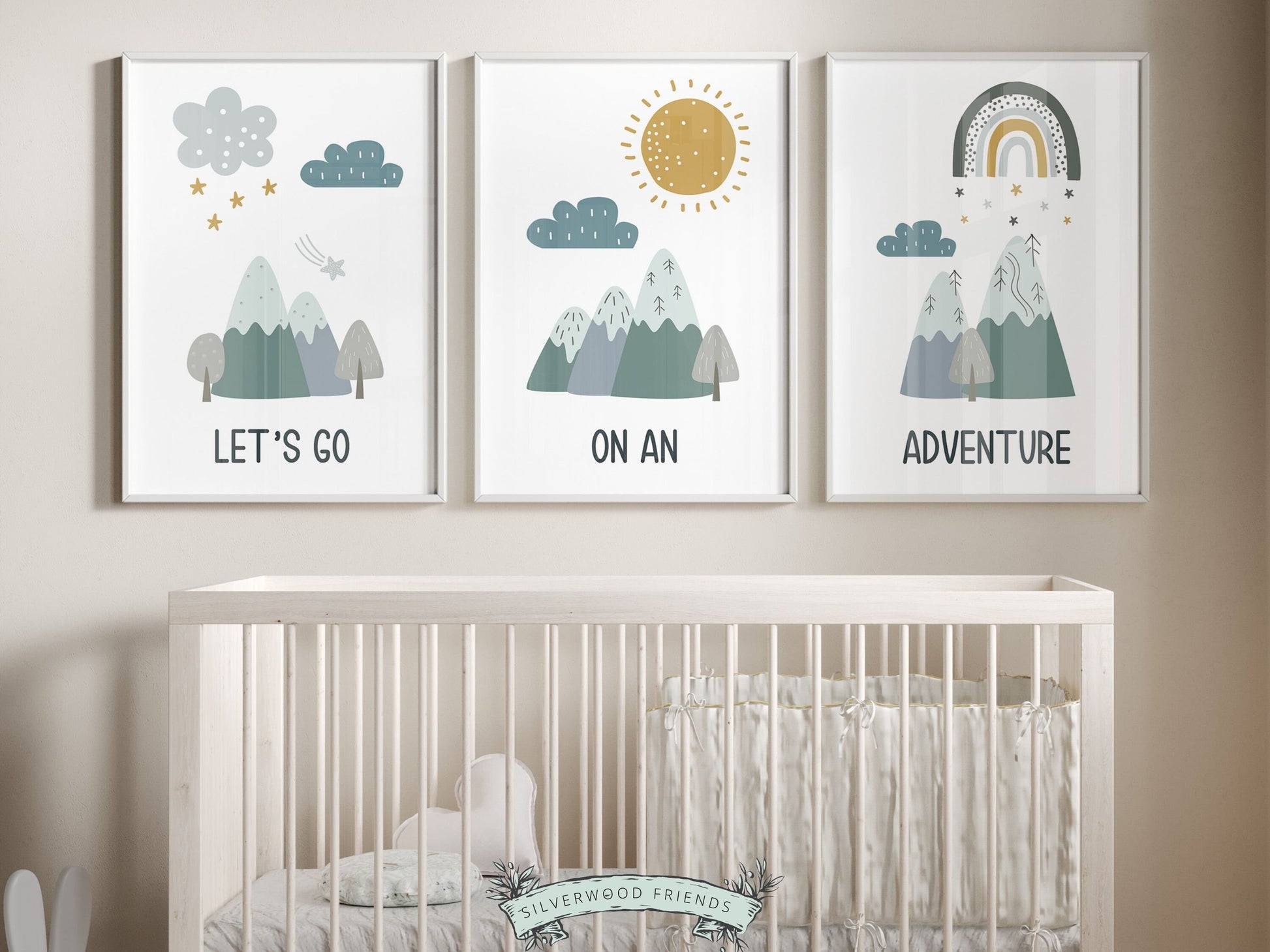 Mountain Adventure Nursery Prints - Main Image