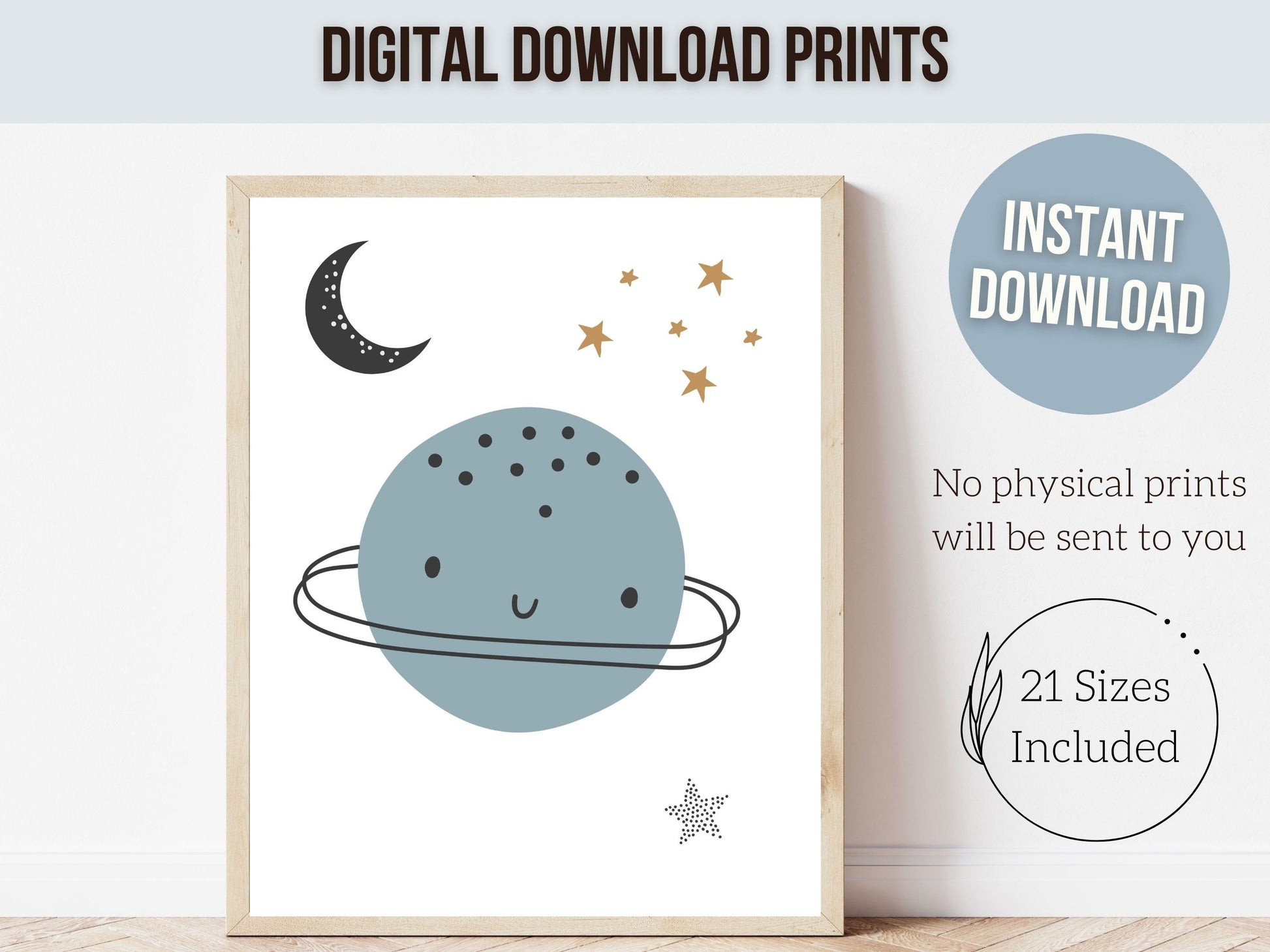 Outer Space Nursery Prints, Minimalist Nursery Wall Art, Astronaut Nursery Decor, Boys Rocket Nursery Print, Planet Nursery Digital Prints