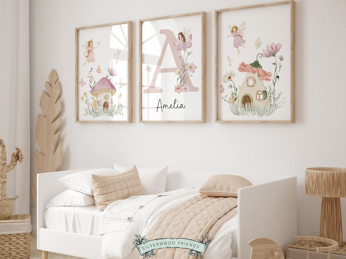 Wildflower Fairy Nursery Prints - Set 1 – Silverwood Friends